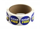 Dark Blue "Sugar Free" Labels (500 CT) Dark Blue "Sugar Free" Labels (500 CT)