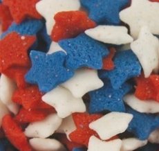 Red, White & Blue Star Shapes (5 LB) - S/O