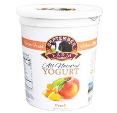 September Farms Yogurt, Peach (6/32 Oz) - S/O