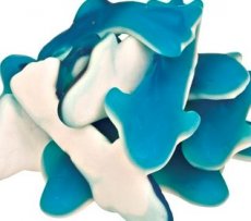 Gummi Blue Sharks (6/5 LB) - S/O
