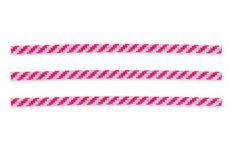 4\" Candy Stripe Bag Ties - 2000 CT