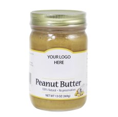 Natural Peanut Butter w/ Salt (12/13 OZ) - PL