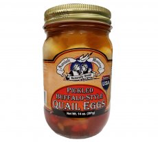Buffalo Quail Pickled Eggs (12/14 OZ) - S/O