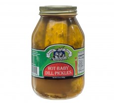 Hot Baby Dill Pickles (12/32 OZ) - S/O