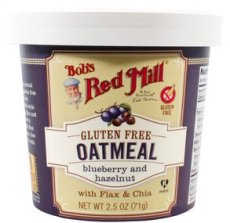 Blueberry Hazelnut Oatmeal Cup, Gluten Free (12/2.15 OZ) - S/O