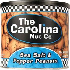 Sea Salt & Pepper Peanuts (6/12 OZ) - S/O