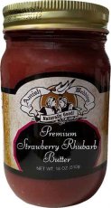 Premium Strawberry Rhubarb Butter (12/16 OZ) - S/O
