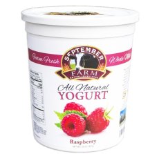 September Farms Yogurt Raspberry (6/32 Oz) - S/O
