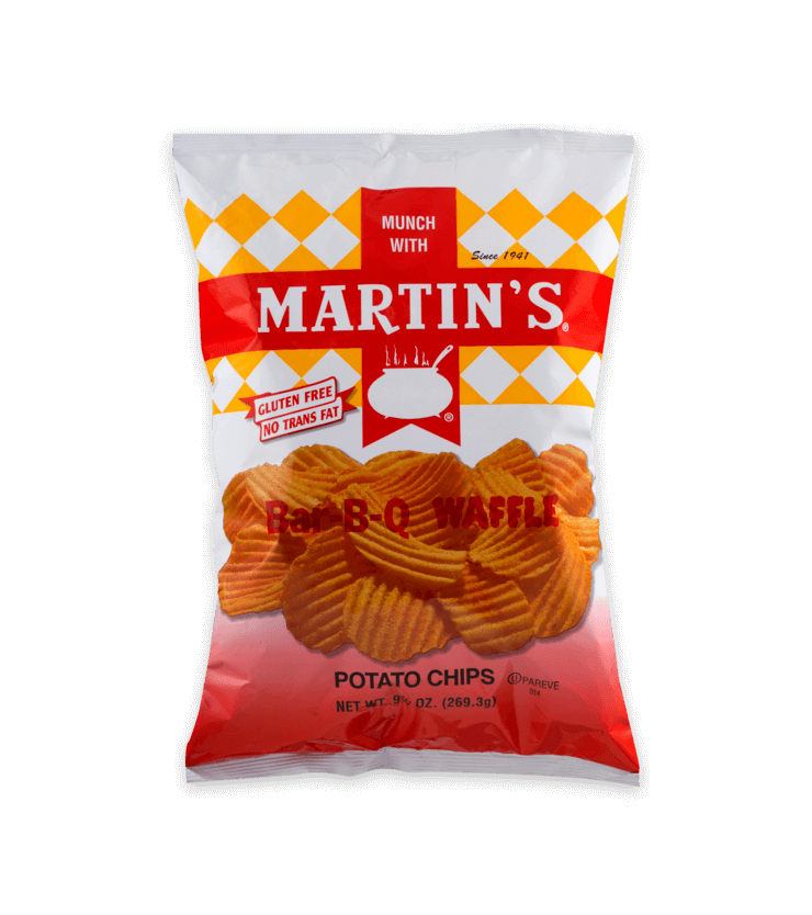 Martins Honey Bar-B-Q Chips Ridged (6/9.5 OZ)